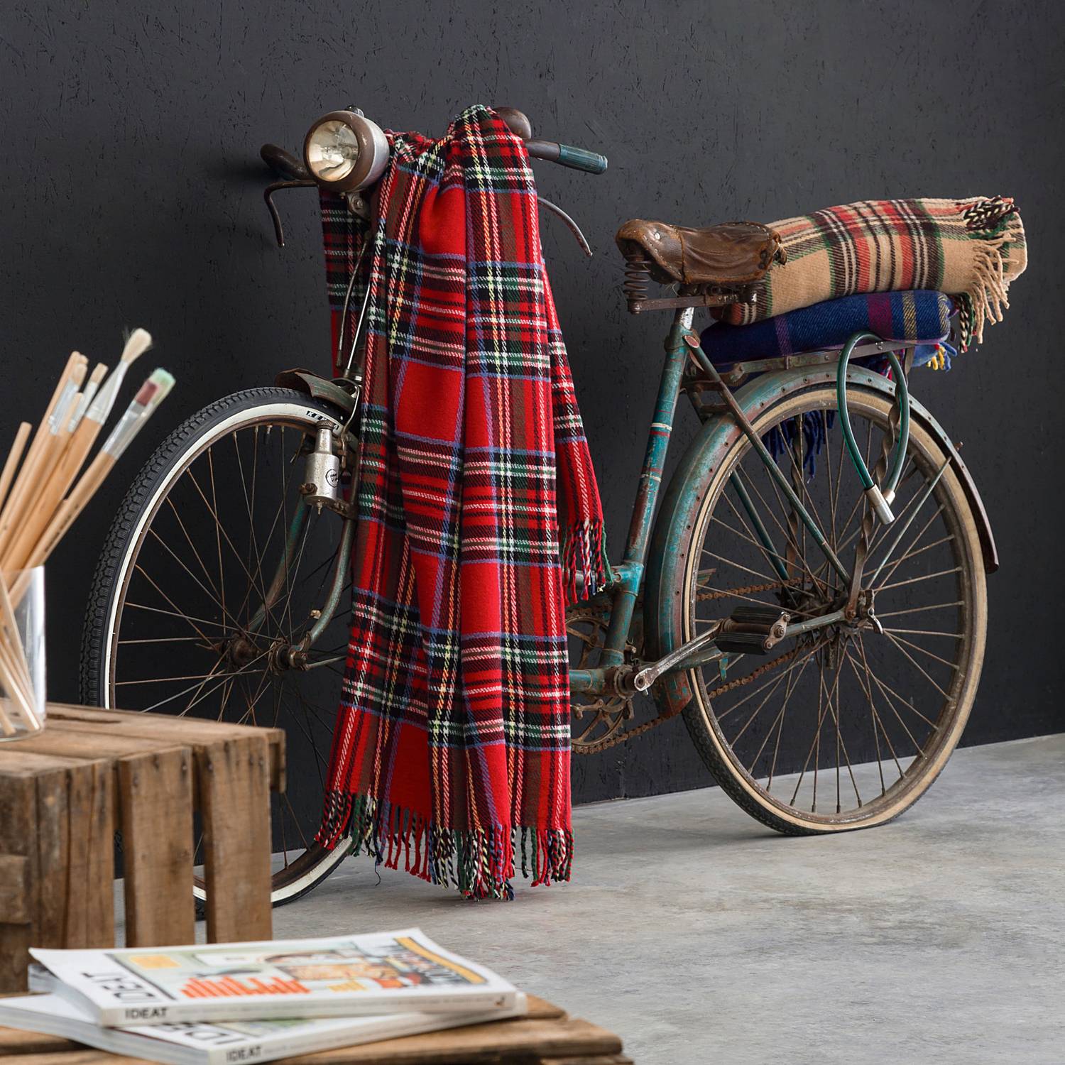Erwin Müller Jacquard Plaid 
