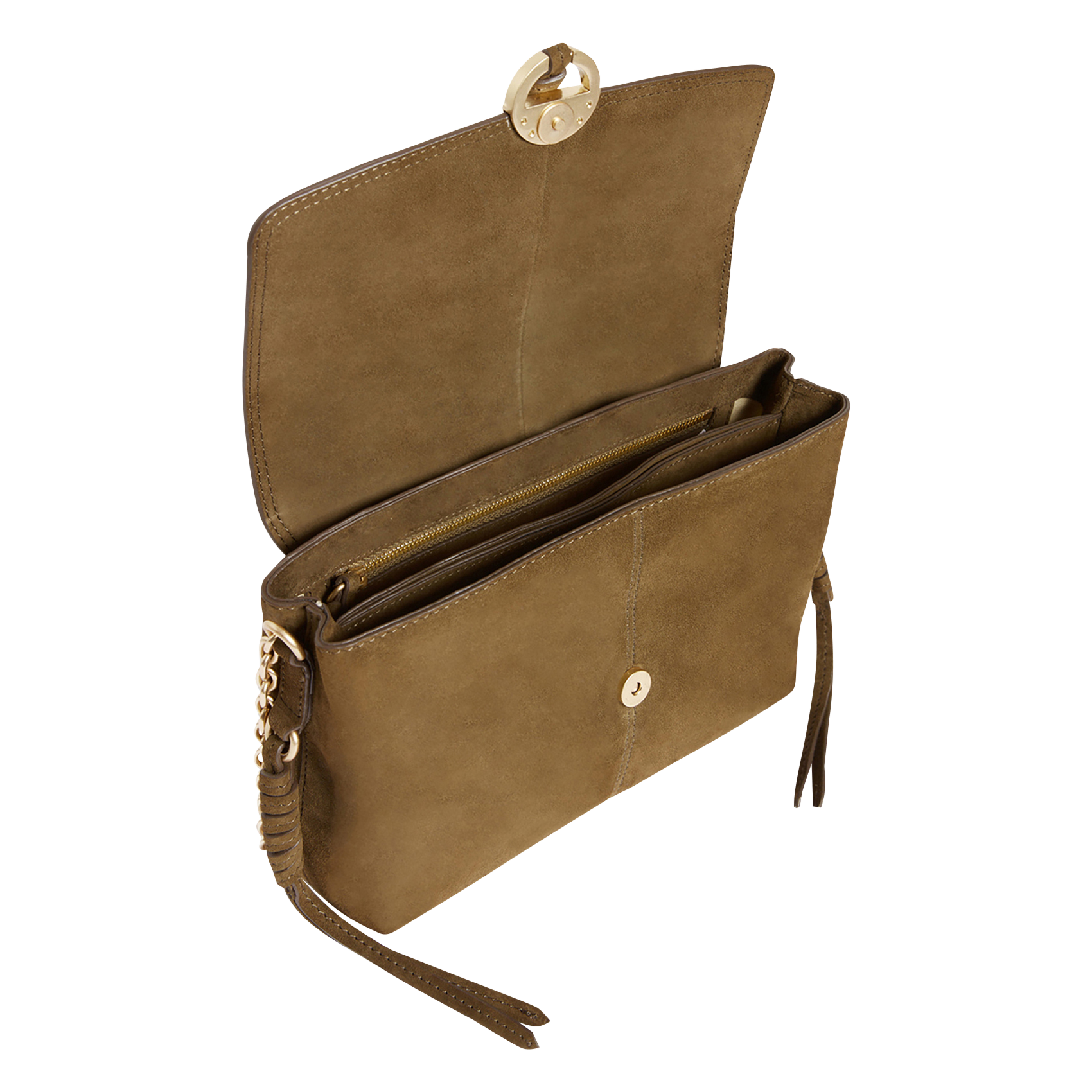 OTHILIA - Sac bandoulière en cuir| Vert