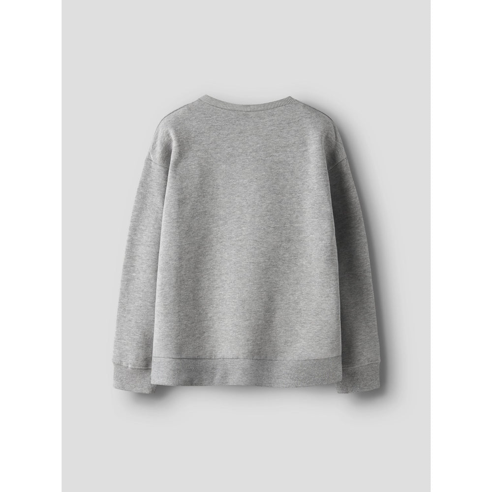 Køb Name It Grey Melange Nkfbelisso Ls Rlx Sweat Unb