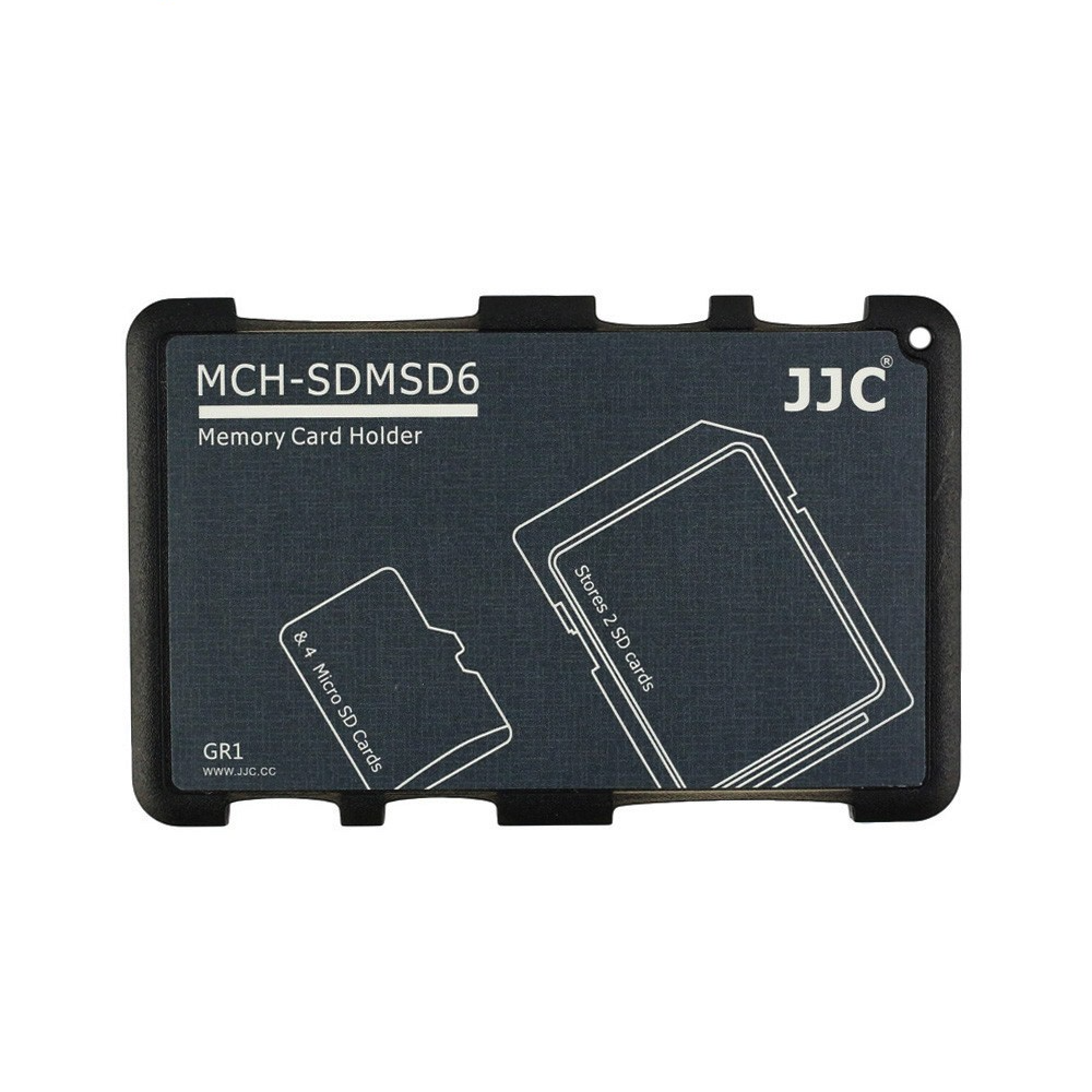 Speicherkarten Aufbewahrungsbox für 2x SD-Karten / 4x MicroSD Speicherkarten (MCH-SDMSD6GR) - Blau
