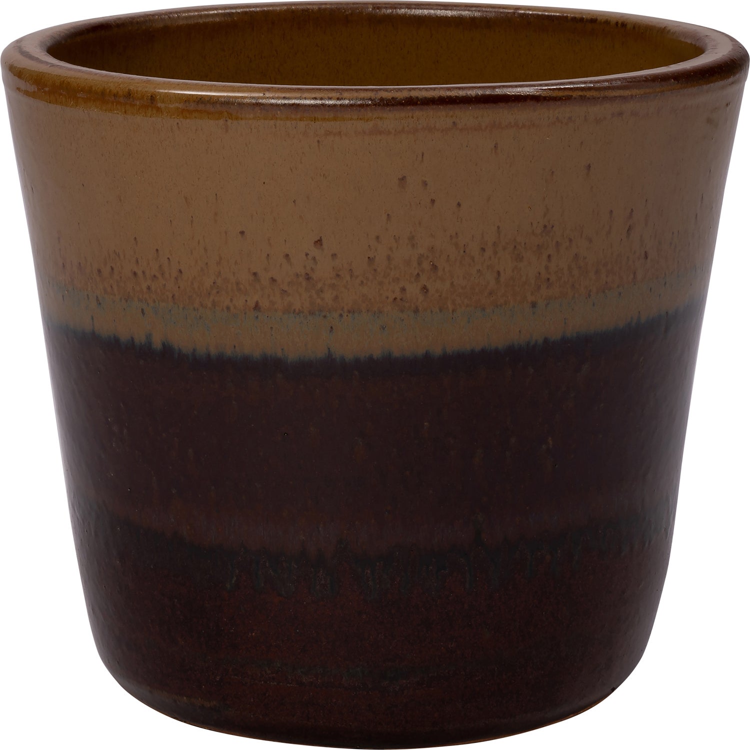 Intratuin bloempot Coffee bruin / beige D 36 H 32 cm