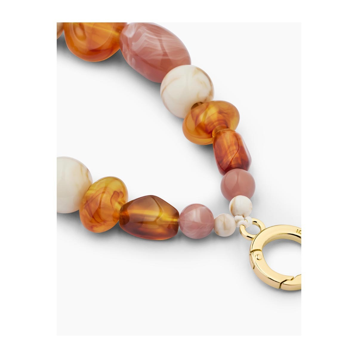 (17.5cm) Universal Handy Kette Phone Charms Schmuck Anhänger Handgelenkschlaufe (IDCW-569) - Wristlet Boho Beads