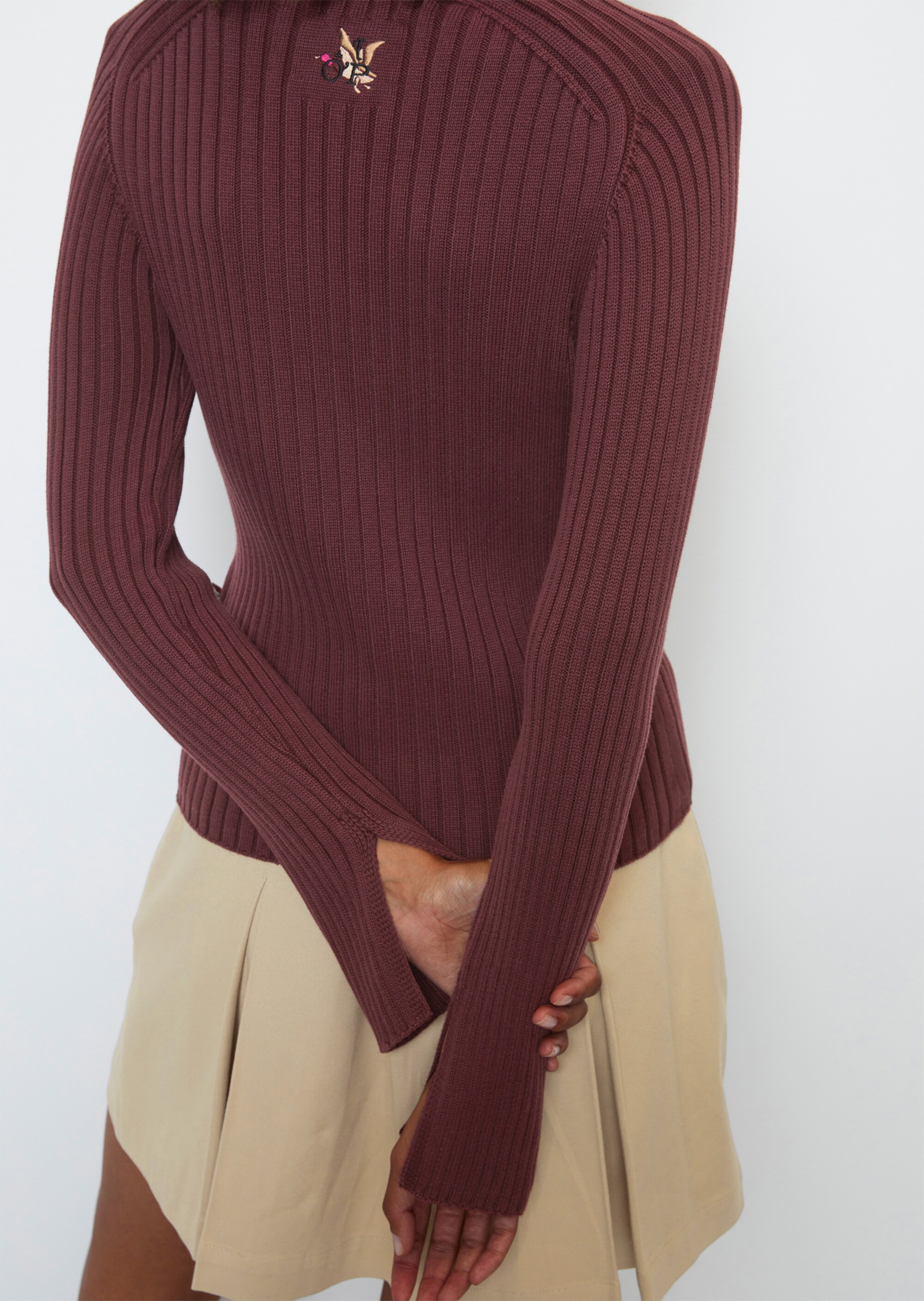 MO'P X CHEVIGNON Rollkragenpullover slim aus Organic Cotton