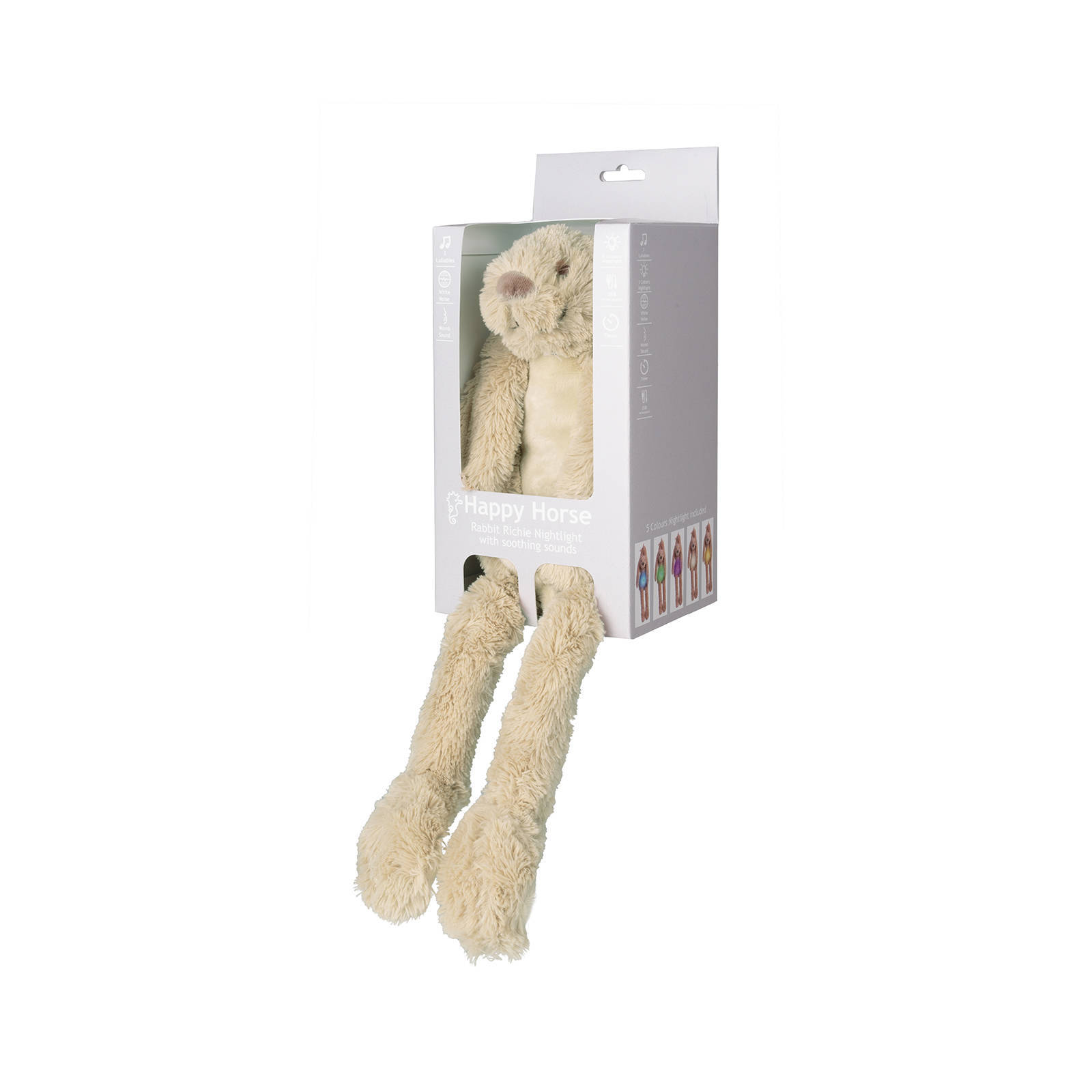 Happy Horse Beige Rabbit Richie Nightlight with soothing sounds