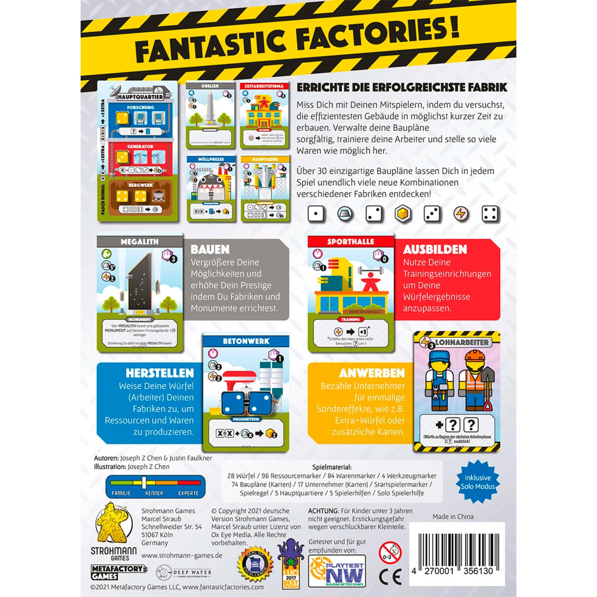 Asmodee Brettspiel Fantastic Factories