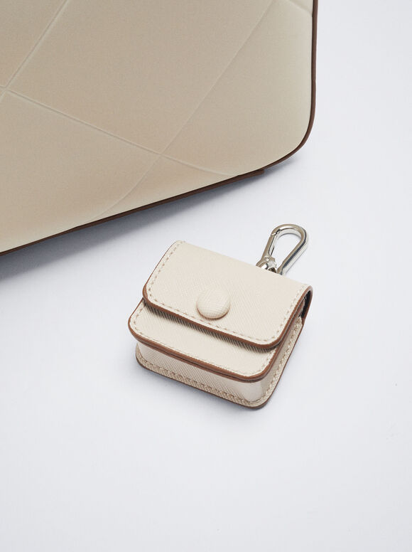 Bolsa Tote para Uso Diário - Branco Sujo