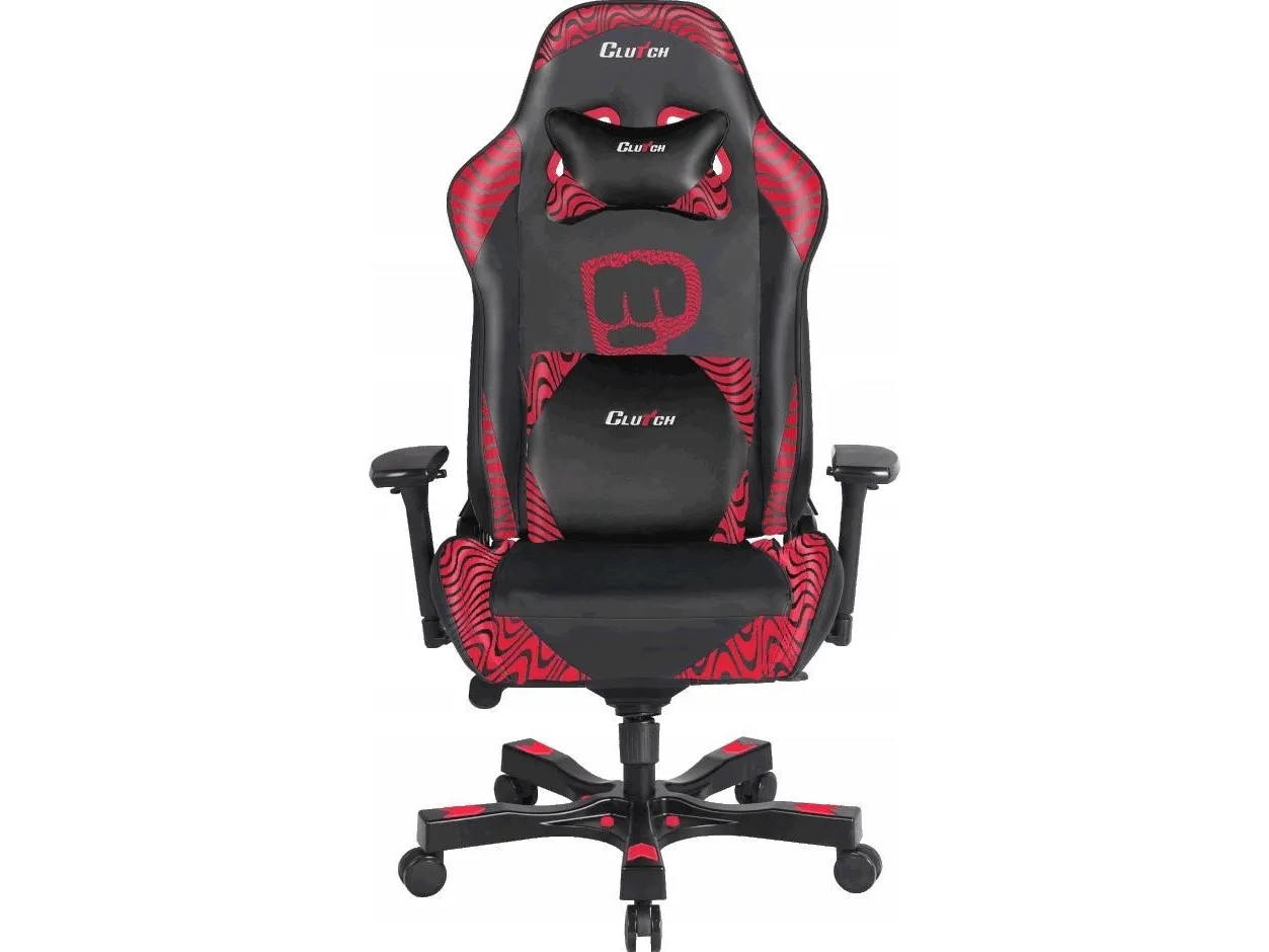 Fotel Clutch Chairz „PewDiePie” Edition Throttle czerwony (THPDP1)