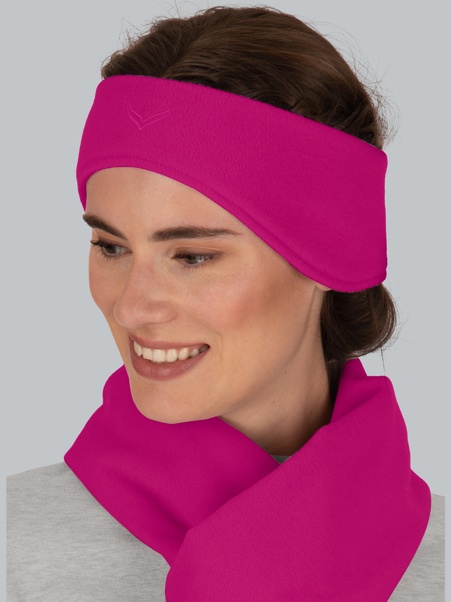 Fleecestirnband Magenta