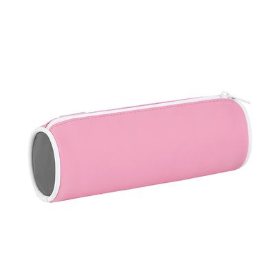 Trousse ronde Rubber - 1 compartiment - 4 coloris disponibles - Viquel