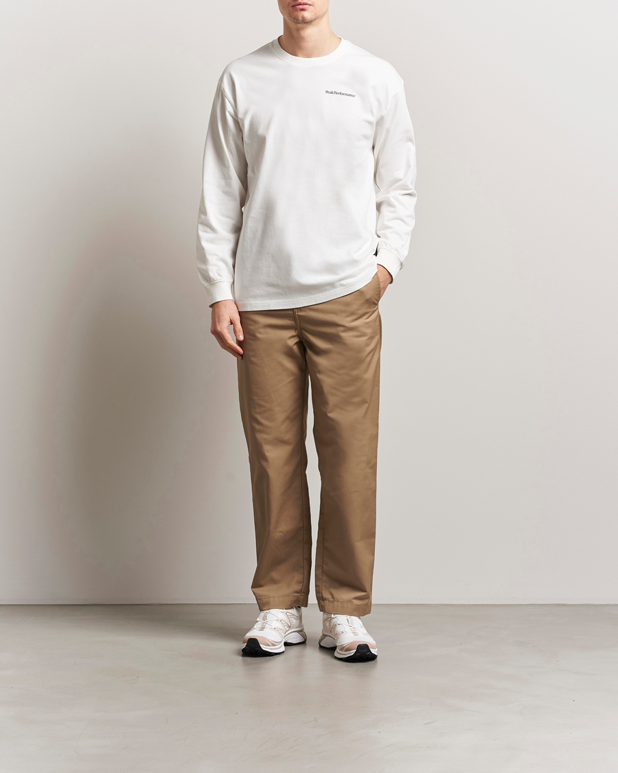 Peak Performance Graphic Long Sleeve T-Shirt Off White