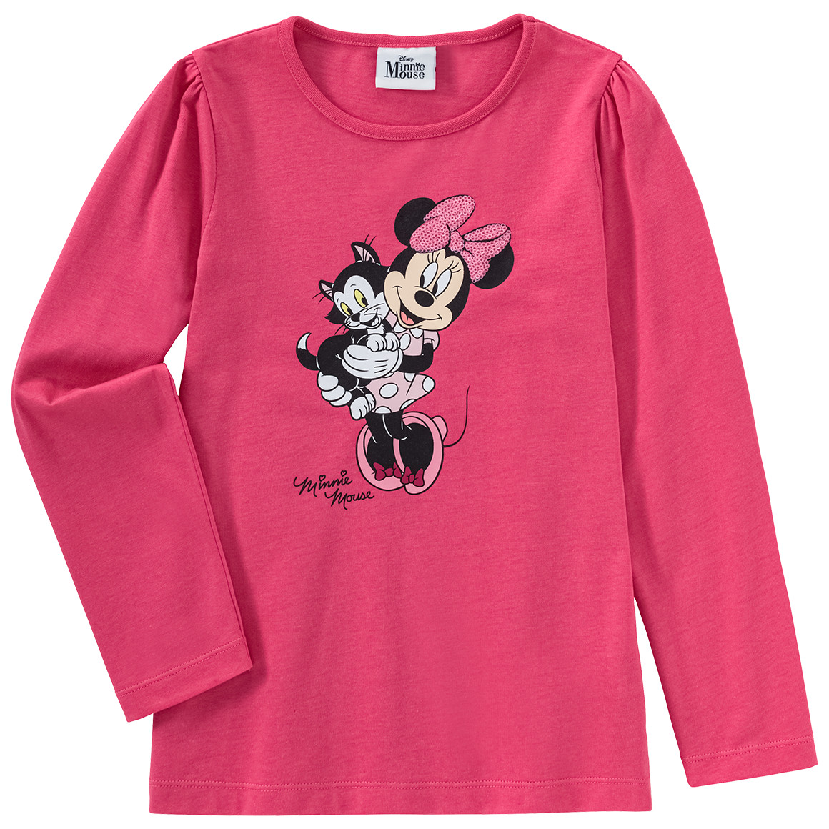 Topolino Minnie Maus Langarmshirt mit Print pink