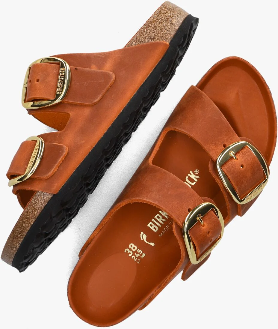 BIRKENSTOCK oranje birkenstock slippers arizona bigbuckle