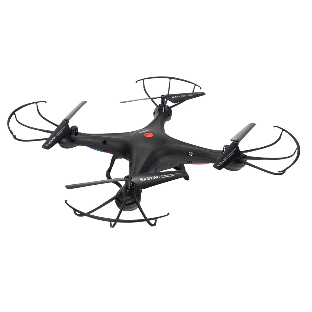 Schwarze Quadcopter-Drohne
