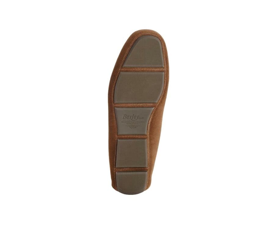 Mocassin été homme cuir Velours Chamois - DELTONA