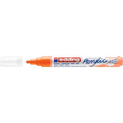 Edding 5100 - Marqueur acrylique - orange fluo