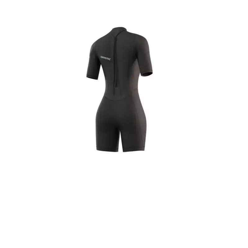 Combinaison néoprène femme MYSTIC Brand Shorty 3/2mm Bzip Flatlock Black