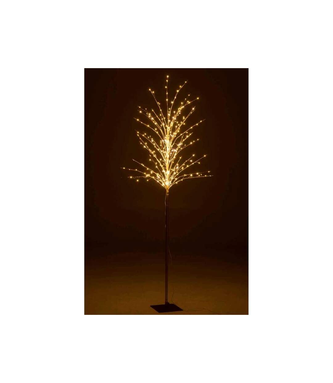 Paris Prix - Arbre Déco Led En Métal dénudé 180cm Or