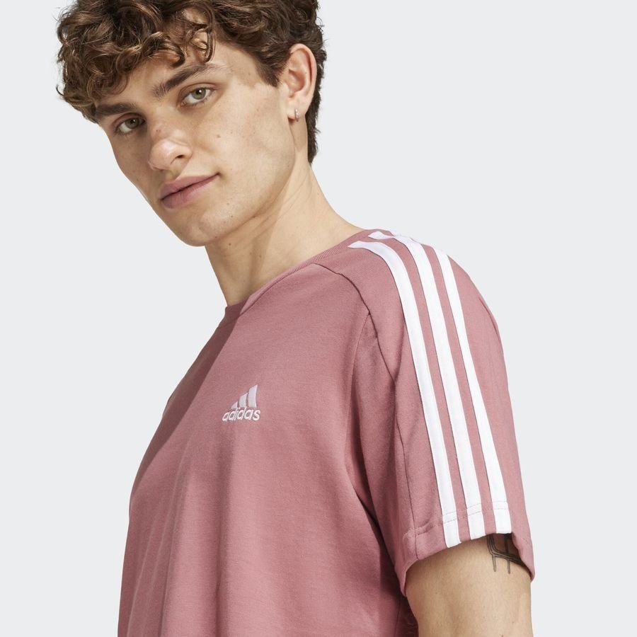 Adidas T-shirt à 3 bandes en jersey Essentials