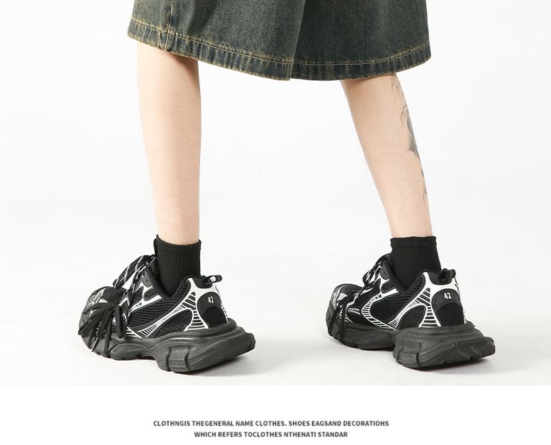 AXEN - Bermudashorts met gewassen denim en gemiddelde taille