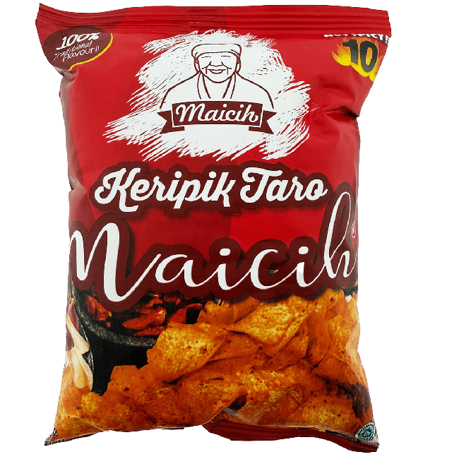 Maicih Taro Chips Pittig 100g