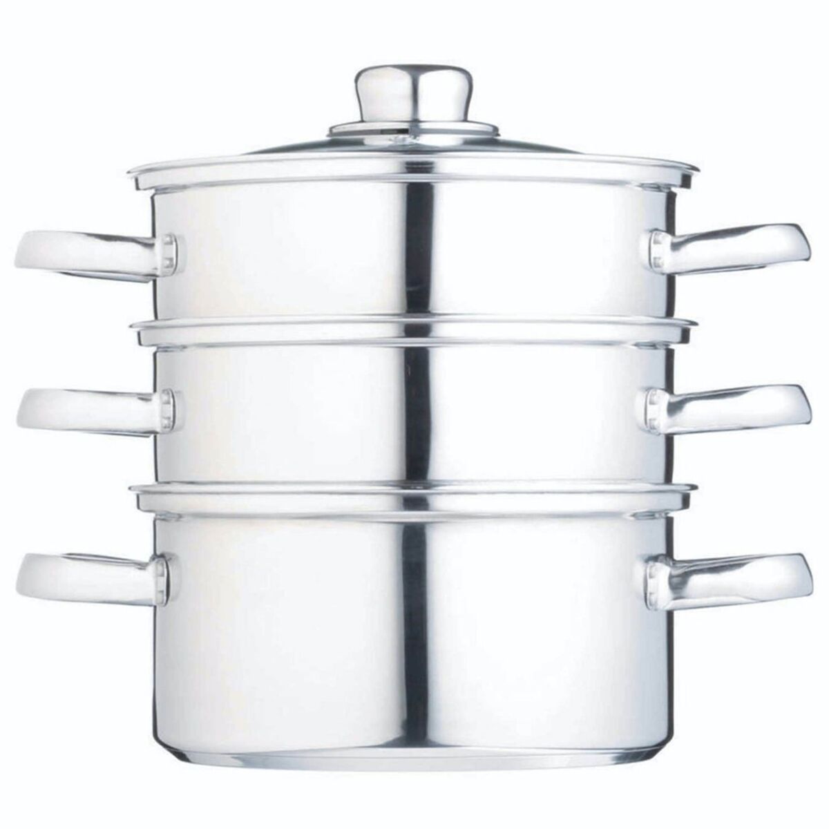 Three Tier Dampkoker 16 cm, 3 lag
