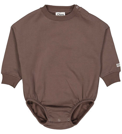 Olsen Kids x Stadt Green Body l/ä - Schweiß - Zeder Brown