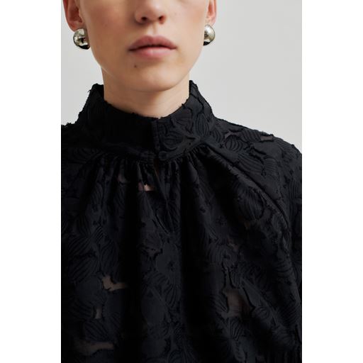 Second Female Stary Bluse, Black, L