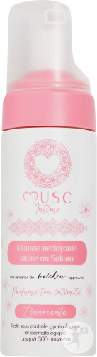 Musc Intime Fleur De Sakura L'Innocente Mousse Nettoyante Intime Flacon 150ml