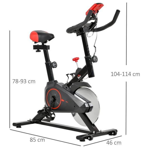 Innendørs Sykkeltrener Sykkelsykkeltrener Home Gym Fitness Sykkel 85 X 46 X 114 Cm