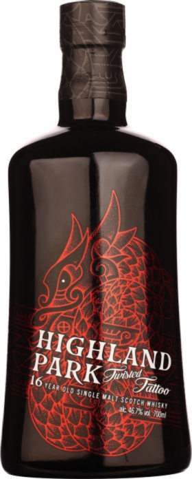 HIGHLAND PARK 16 YEARS TWISTED TATTOO 70CL