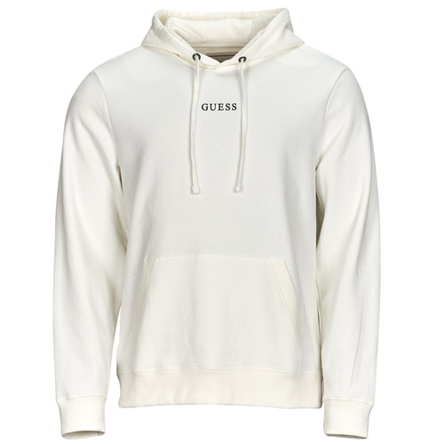 Guess - ROY GUESS HOODIE - Blanc