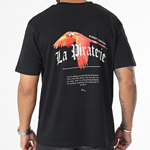 Tee Shirt Oversize Parrot Edition Noir