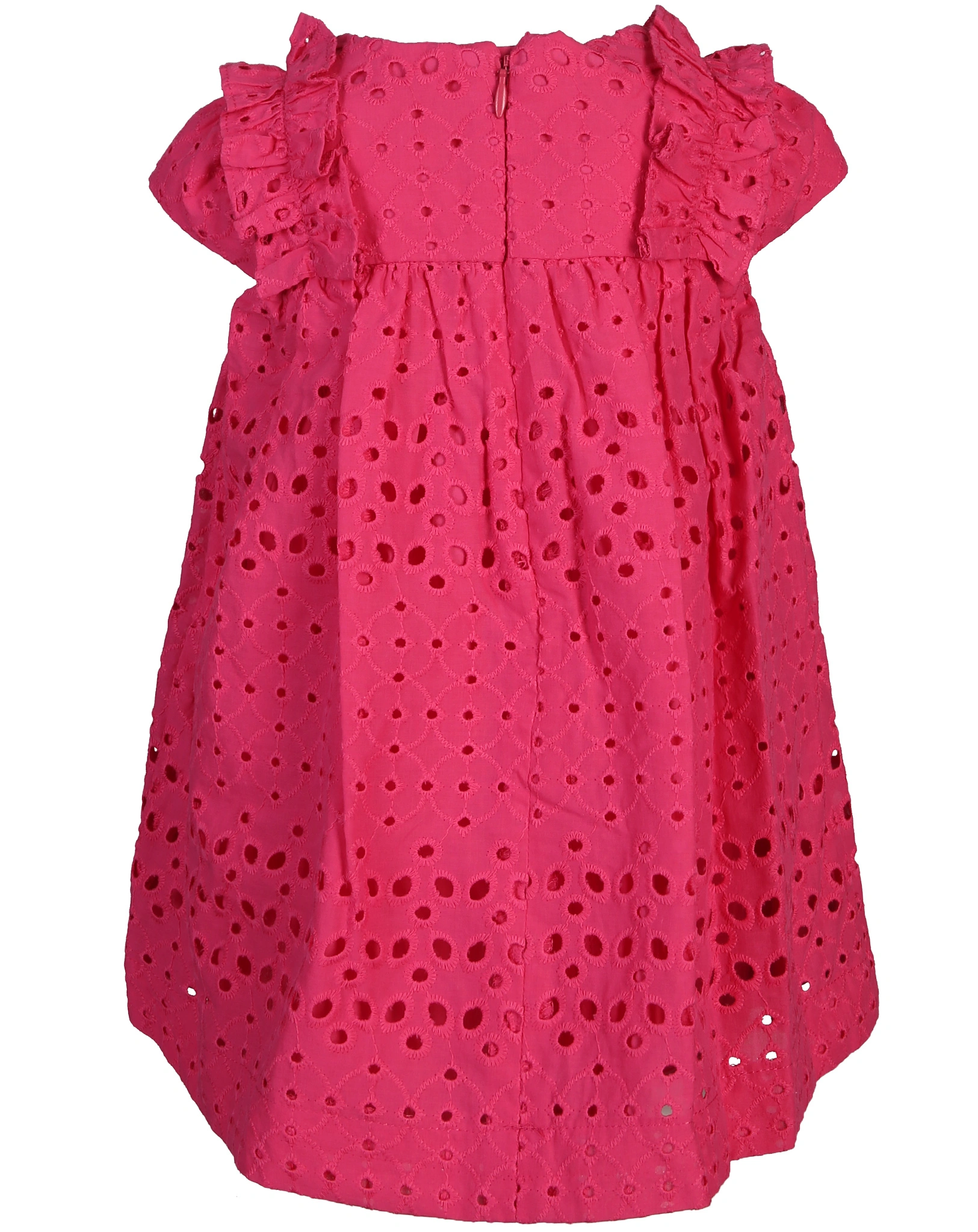 Trägerkleid RUFFLES in fuchsia