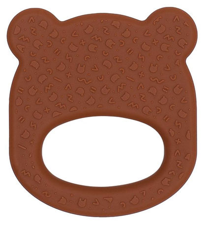 We Might Be Tiny Beißring - Bär - Silikon - Chocolate Brown