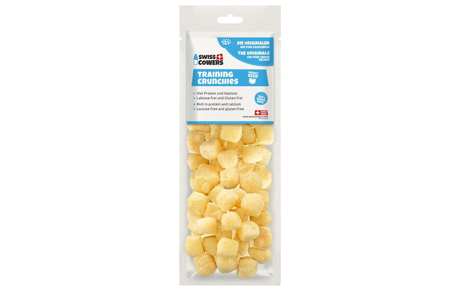 Leckerli Training Crunchies Original, 30 gTrainingssnack aus Käse
