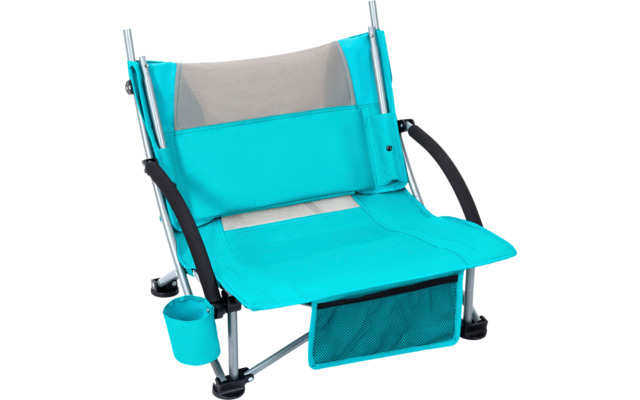 KingCamp High Beach Chair Faltstuhl mit hoher Lehne und Liegestuhl-Komfort