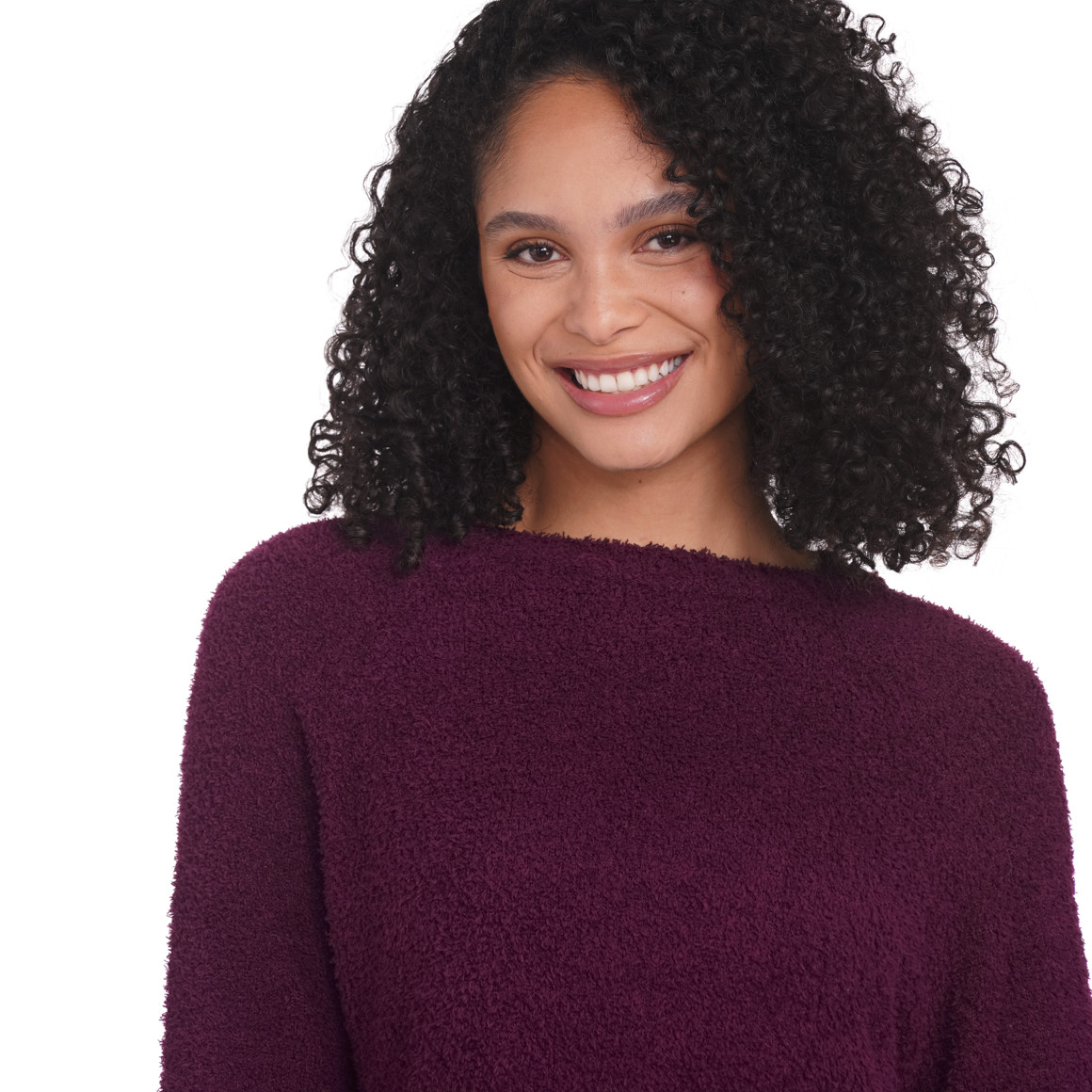 Gina Benotti Damen Pullover in Unifarben lila