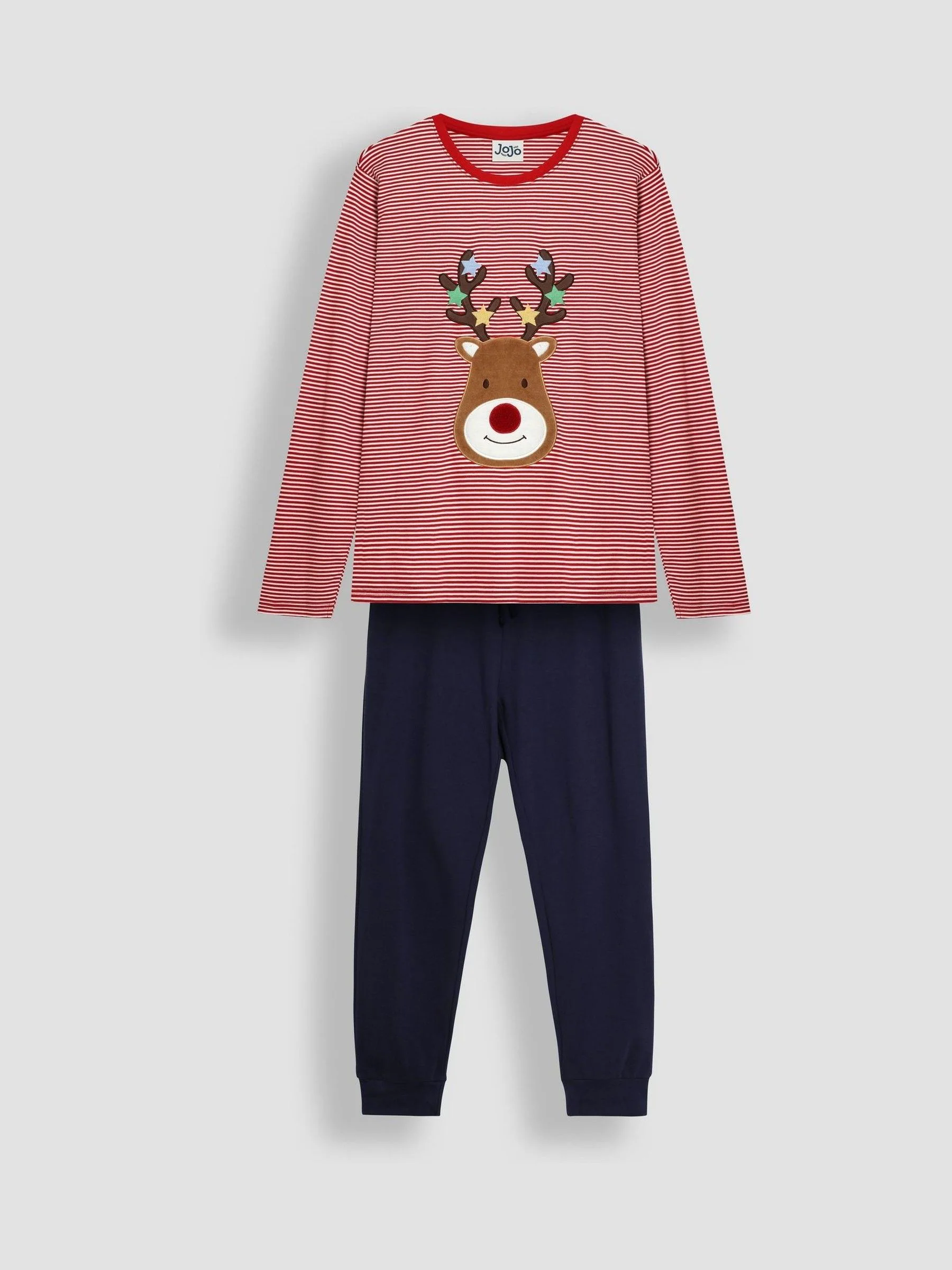 JoJo Maman Bébé pyjama voor heren met rendiermotief