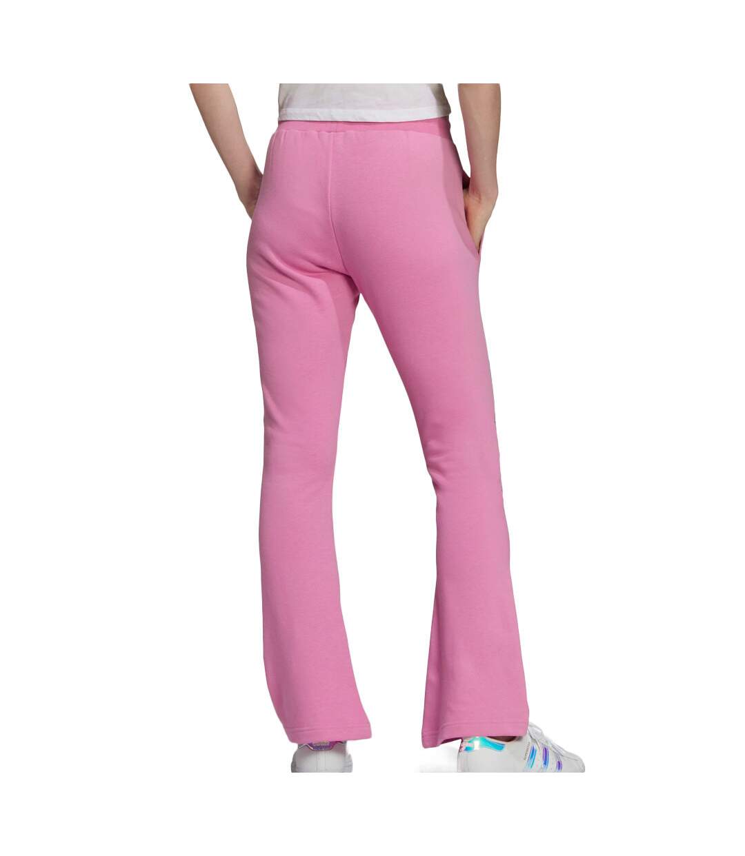 Jogging Rose femme Adidas Open Hem