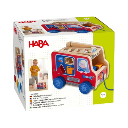 HABA 304317 Ziehfigur Feuerwehrauto