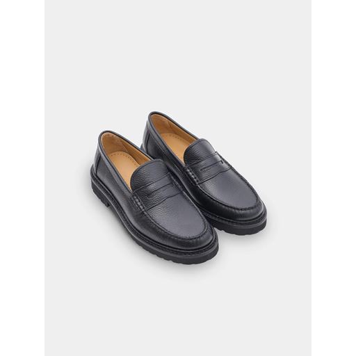 S.T. Valentin Lightweight Loafers, Black Grained, 44