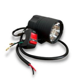 Phare LED pour Trottinette Electrique Avec Commodo - 2200 Lumens