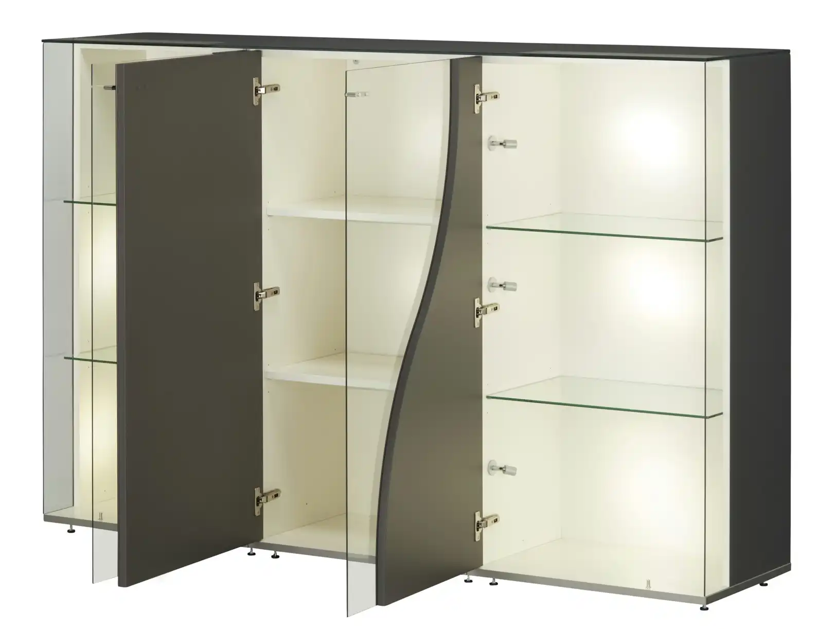 LEONARDO Highboard Leo Curve 50