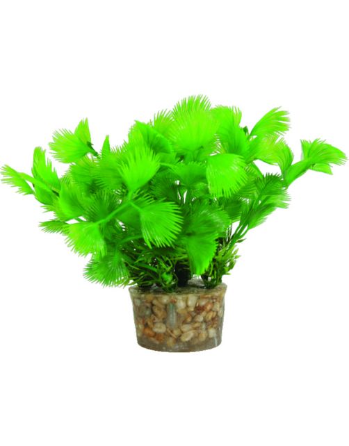 Zolux Kunstplanten Op Grind - Aquarium - Kunstplant - Assorti per stuk Small
