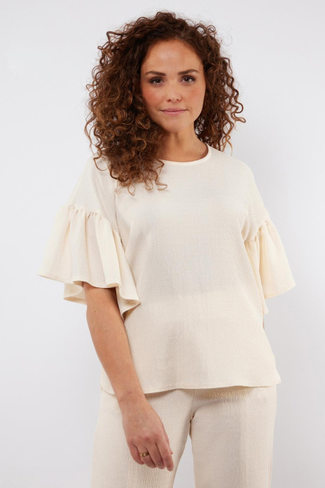C&S The Label beige dames t-shirt