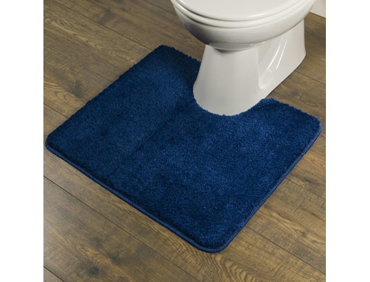 SEALSKIN - Tapis de bain Tapis de toilette angora 55x60 cm bleu