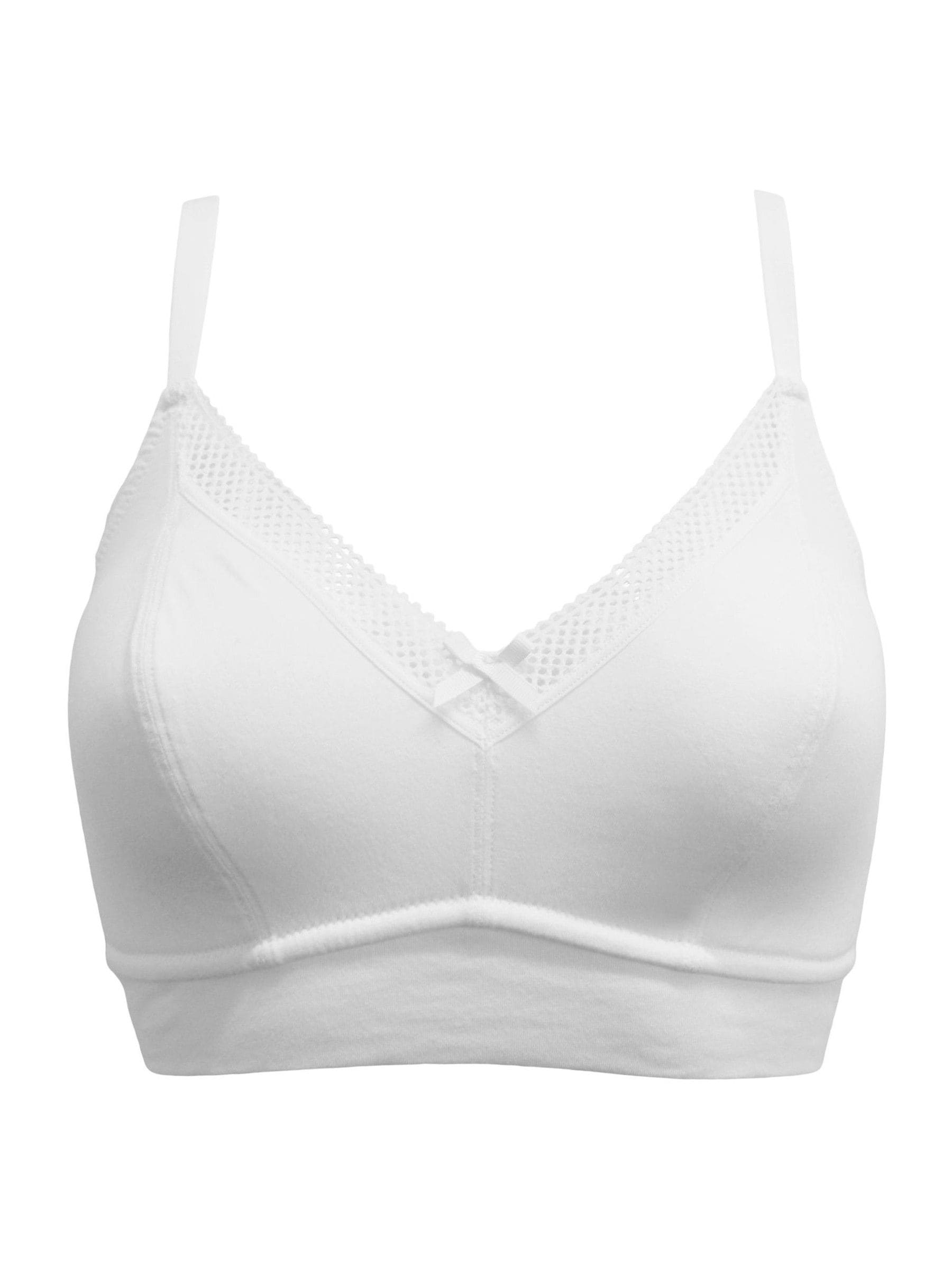 Wit - Pour Moi - Love to Lounge - Beugelloze katoenen beha