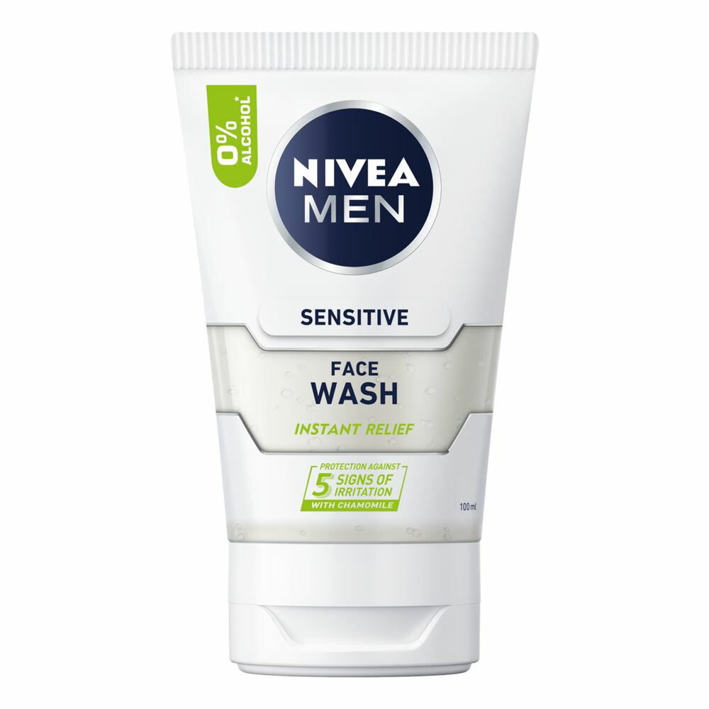 3x Nivea Men Sensitive Face Wash100 ml