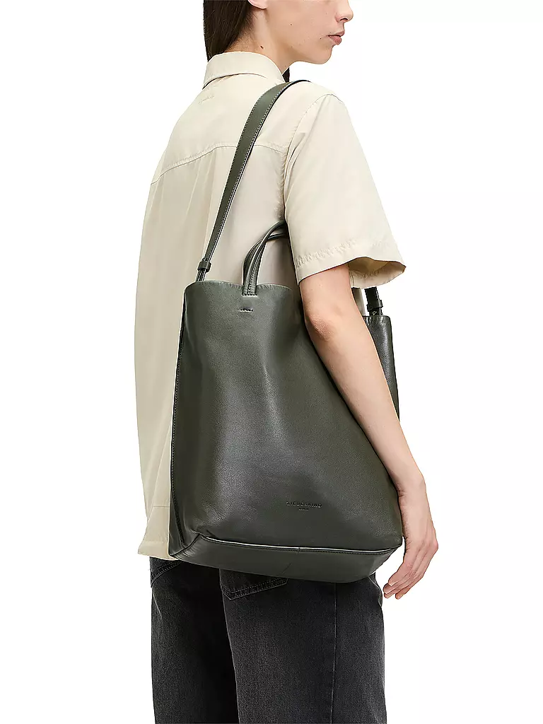 LIEBESKIND BERLIN Ledertasche - Tote Bag HERA Large dunkelgrün