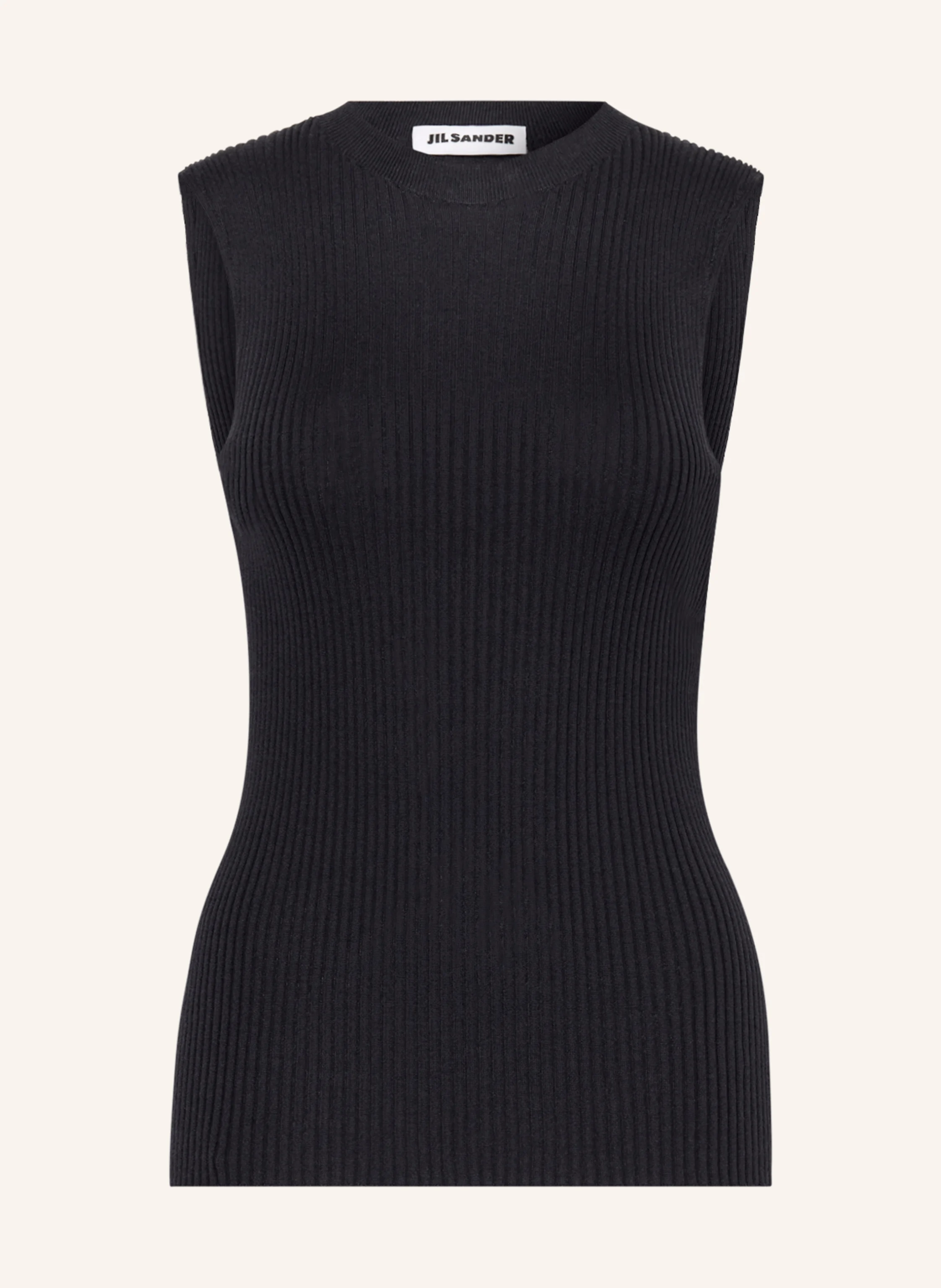 JIL SANDER Stricktop mit Seide